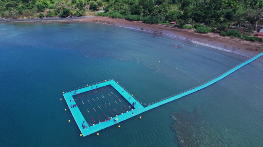 Bassin de Natation vu du ciel