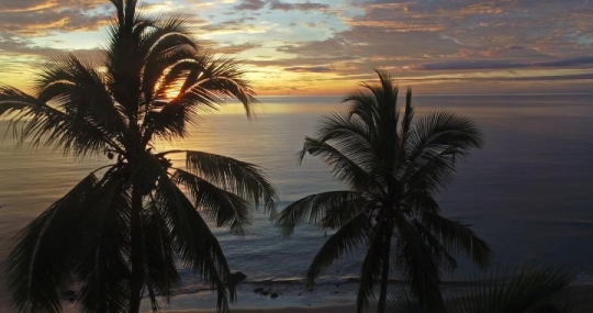 Coucher de soleil sur MBouanatsa
