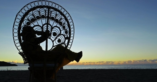Coucher de soleil sur MBouanatsa