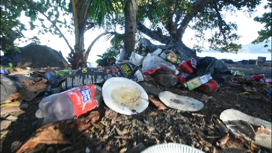 Déchets d'après voulés à M'Bouanatsa