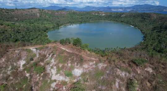 Lac Dziani vu de drone