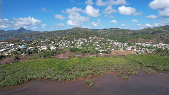 Littoral de Bandrele par vues aériennes