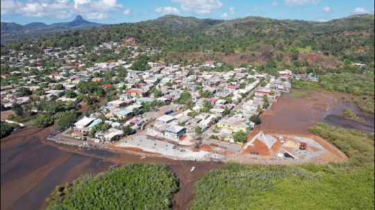 Littoral de Bandrele par vues aériennes