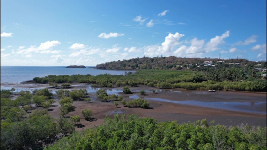 Littoral de Bandrele par vues aériennes