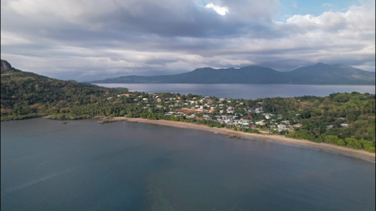 Littoral de M'Zouazia par drone