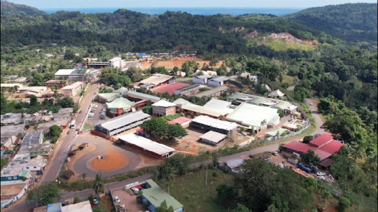 Lycée de Kahani vu du ciel