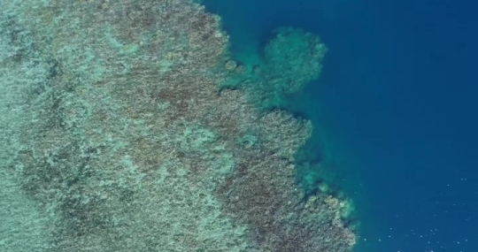 Platier de M'Bouanatsa vu par drone