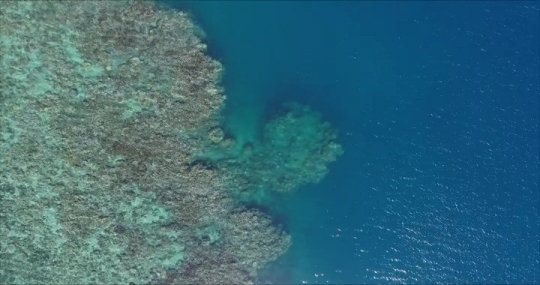 Platier de M'Bouanatsa vu par drone