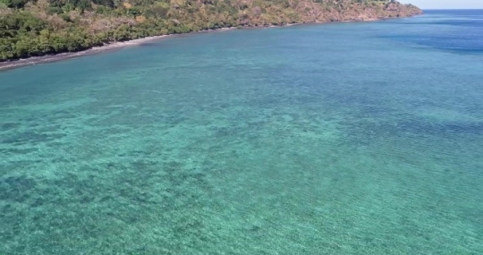 Platier de M'Bouanatsa vu par drone