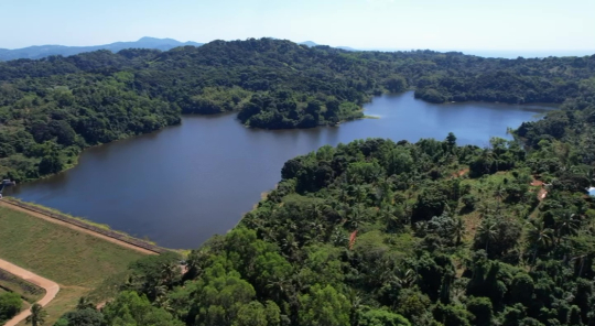 Retenue Collinaire de Combani - Vue de drone