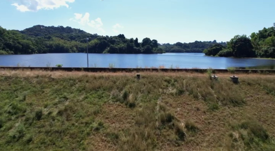 Retenue Collinaire de Combani - Vue de drone