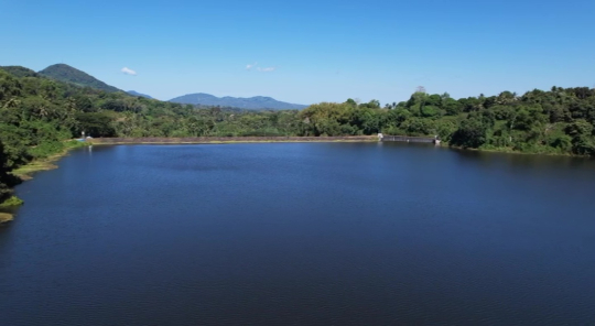 Retenue Collinaire de Combani - Vue de drone