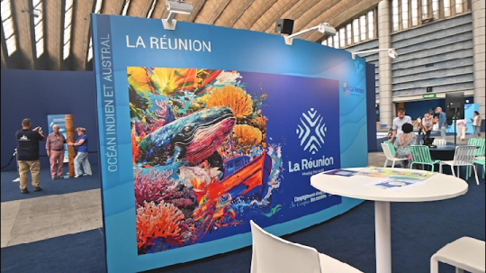 UNOC3 - Nice - Conférence Nations Unies Océans - Stand de La Réunion