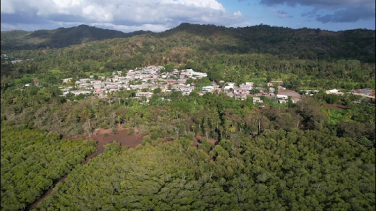 Village de M'Ramadoudou vu du ciel