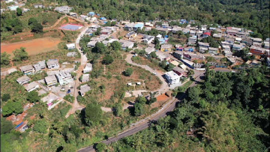 Village de Ongoujou vu du ciel