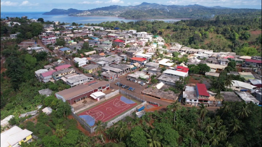Village de Tsingoni vu du ciel