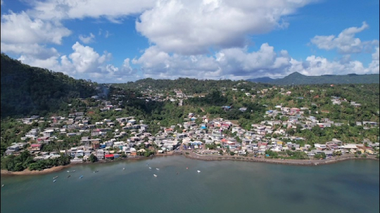 Vue aérienne de Chiconi