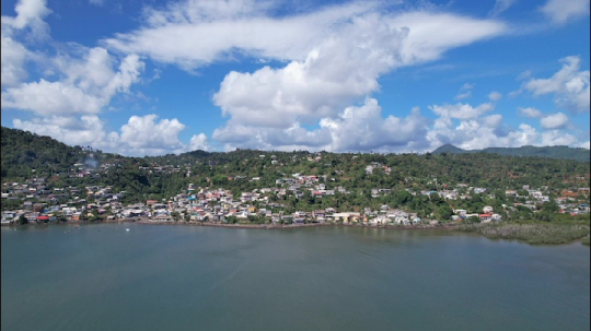 Vue aérienne de Chiconi