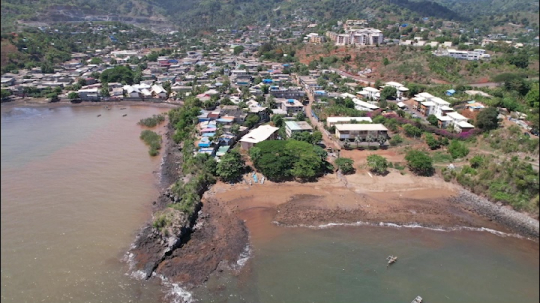 Vue aérienne de Koungou - Village