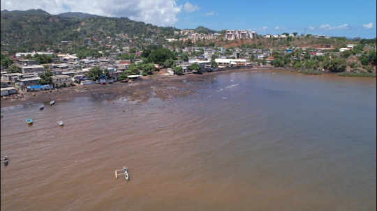 Vue aérienne de Koungou - Village