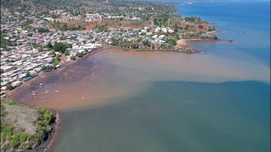 Vue aérienne de Koungou - Village
