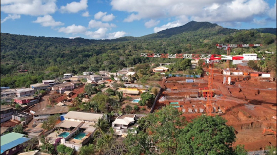 Vue aérienne d'Hajangoua