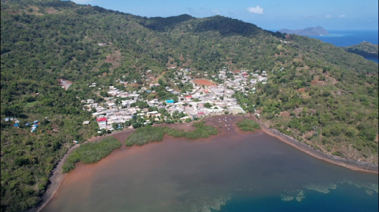 Vue aérienne du village Handrema