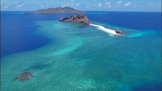 Vue de drone des îlots Choisil