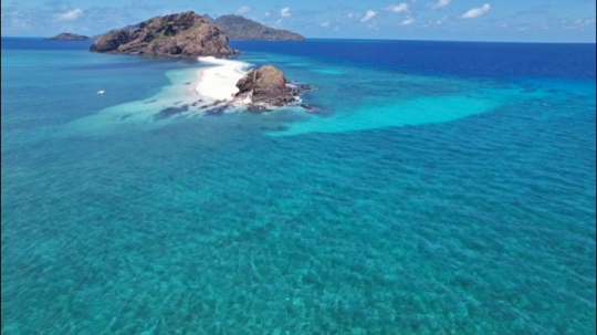 Vue de drone des îlots Choisil