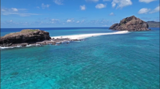 Vue de drone des îlots Choisil