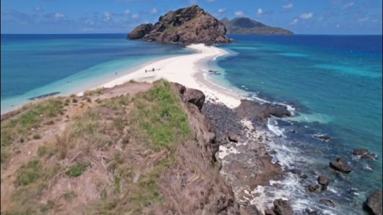 Vue de drone des îlots Choisil