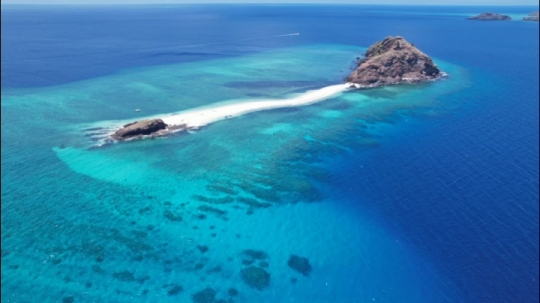 Vue de drone des îlots Choisil