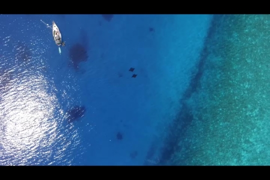 Vue de Manta par drone