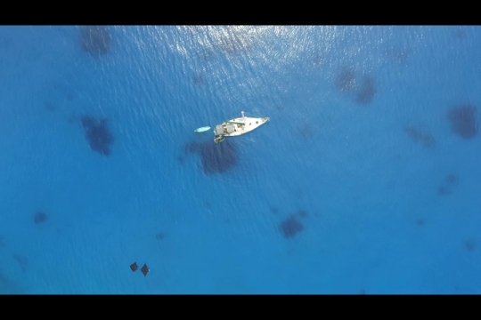 Vue de Manta par drone
