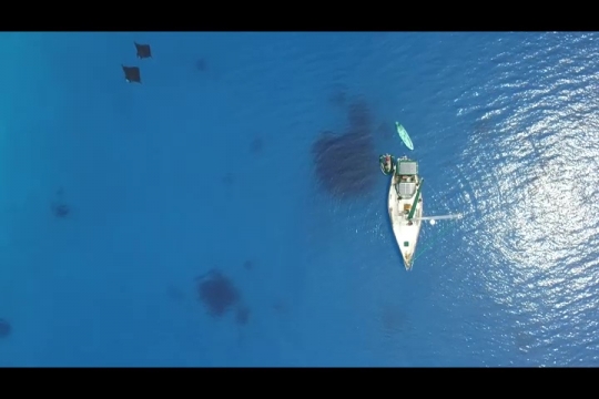 Vue de Manta par drone