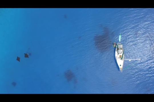 Vue de Manta par drone
