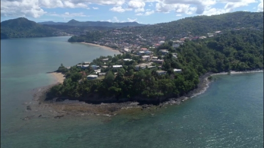Vue de Sada par drone