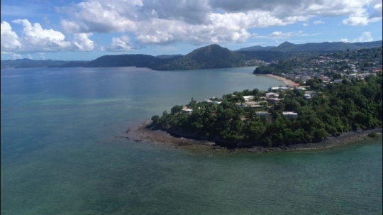 Vue de Sada par drone