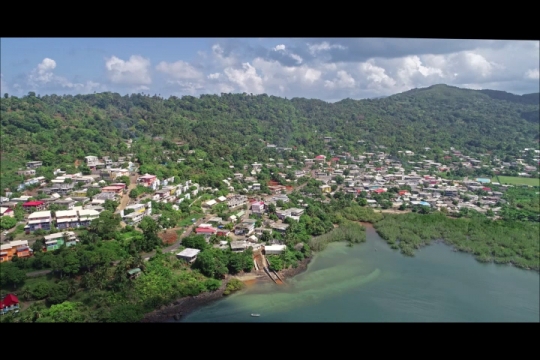Vue par drone que Kani Keli et environ
