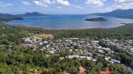 Baie de Boueni depuis les hauts de Chirongui