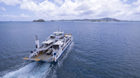 Barge et Amphidrome vus du ciel
