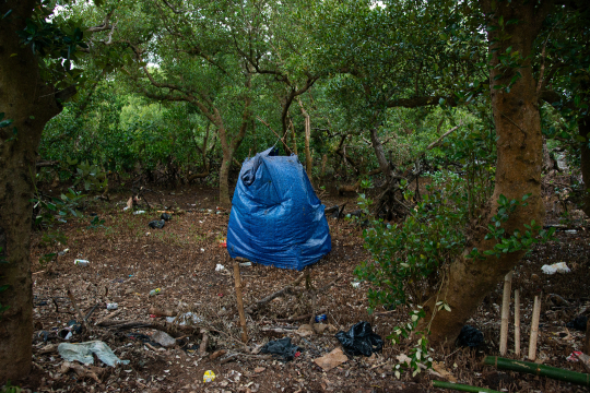 Camp de migrants - Tsoundzou1