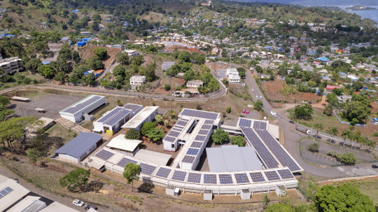 Collège de Koungou - Vue aérienne