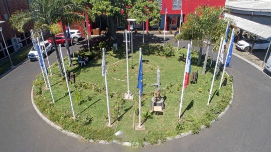 Conseil départemental vue par drone