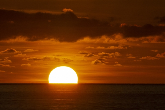 Coucher de soleil à M'Bouanatsa
