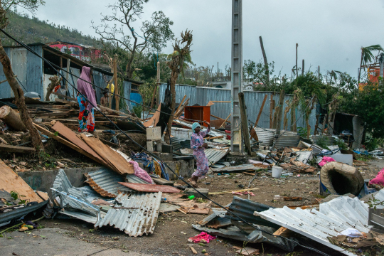 Cyclone - L'après Chido - Décombres - Petite Terre