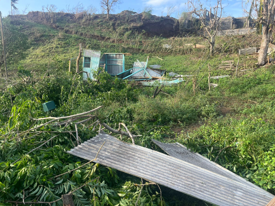 Cyclone Chido - Dégats d'après Chido - Sud de Mayotte