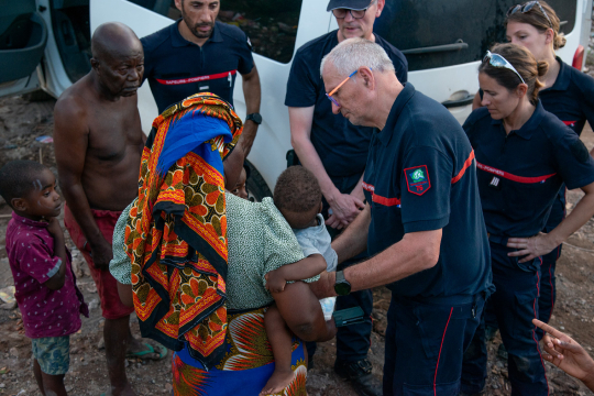 Cyclone Chido - Intervention pompiers