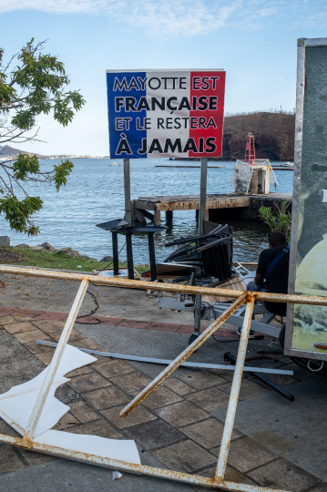 Cyclone Chido - Quai de Mamoudzou
