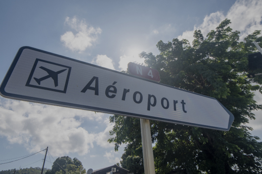 Indication aéroport de Dzaoudzi